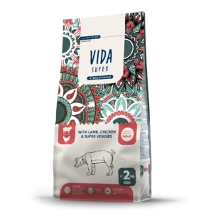 VIDA SUPER WITH LAMB, CHICKEN & SUPER VEGGIES  ADULT DOG MEDIUM & LARGE BREED