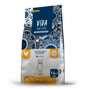 VIDA PROFESSIONAL SUPER FREEDOM CHICKEN WITH  BLUEBERRY ADULT CAT 12 KG